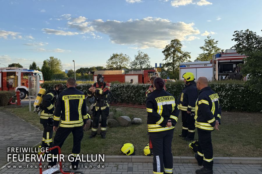 Ausbildung mit der Feuerwehr Mittenwalde